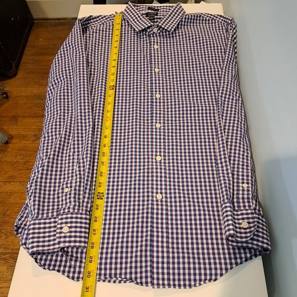 J. Crew men's XL Slim Fit Performance long sleeve button down shirt style #AS989 - Picture 12 of 13
